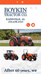 Mobile Screenshot of boykintractor.com